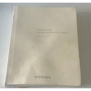 Sotheby's Auction Catalog Estate of Jacqueline Kennedy Onassis April 1996